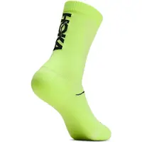 Hoka One One - Trail running kläder - U Race Day Crew Sock Neon Yuzu för UnisexSilikon - Storlek L - Gul