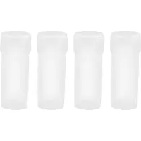 Semoic 200 St 5 Ml Plastprovflaskor Drickbara Genomskinligt Förvaringsfodral Flaska Förvaringsbehållare