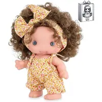 Marina & Pau Piu Monkey And Turban-docka Tryckt I Låda Med Kropp Och Lemmar I Vinyl 25 Cm