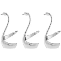 Typecat 3X Fork and Spoon Holder, Tableware Set Kitchen Tools Swan Holder Cutlery Holder,Best Gift for Valentine's Day/Wedding