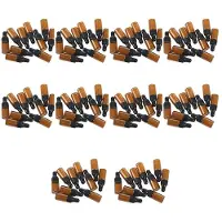 Typecat 100 St 3 Ml Tomma Bruna Droppflaskor Av Glas med Pipett för Eterisk Olja