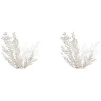 ISTOVO 16X 45cm Dried Forever Preserved Ruscus Flowers DIY Floral Decoration Dry Flower Bouquet for Wedding Home Decor