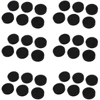 Typecat 36 X Svart Plast 50 mm Diameter Runda Slangar Tube Insert Caps Covers