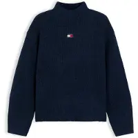 Tommy Hilfiger Tommy Jeans Tommy Badge Mock Neck Jumper WiTH Alpaca
