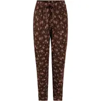 Hunkemoller Pyjamasbyxa kräm / brun / oliv / rosé