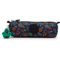 Kipling Etui 'Freedom' turkos / royalblå / orange / svart
