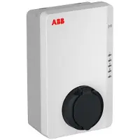 ABB Terra laddstation, typ 2-uttag med stiftsäkring, 22 kW, 32 A/380–415 VAC, IP54