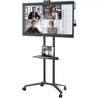 SMS PD04 Tipster Trolley - Vagn - för LCD-display - aluminium - mörkgrå - monteringsgränssnitt: 400 x 400 mm - för MultiSync M431, M491, M551, M651, MA431, MA491, MA551, ME501, P435, P495, P555, WD551