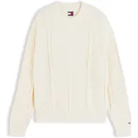 Tommy Hilfiger Tommy Jeans Diamond Cable Knit Relaxed Jumper
