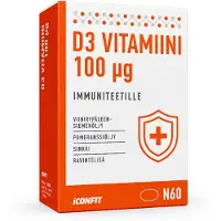 ICONFIT vitamin D3 for immunity, 4000 IU, 60 caps