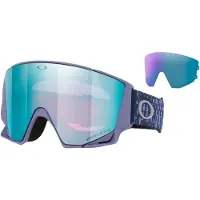 Oakley - Skidglasögon - Flow Scape M Lilac Bark Fade Prizm Iced Iridium för UnisexUll
