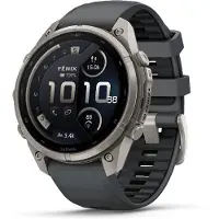 Garmin fenix 9 Pro InReach 43mm AMOLED – Titanium / Black