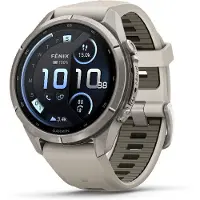 Garmin fenix 9 Pro InReach 43mm AMOLED – Titanium / Dark Sandstone
