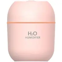 Tlily Sovrumsluftfuktare, Minifuktare Hembordsluftfuktare Flerläges Bärbar Luftfuktare, Rosa