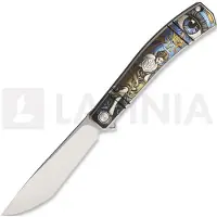 Rike Knife Frame Lock Engraved M390 fällkniv