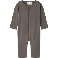 Name it Ullpyjamasdräkt/Silke - Rib - NbmWossa - Morel - - 1 år (80) - Pyjamasdräkt