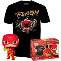 Funko POP! Dc Comics The Flash Kortärmad T-shirt Med Figur