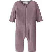Name it Ullpyjamasdräkt/Silke - Rib - NbfWossa - Paddsvamp - - 62 - Pyjamasdräkt