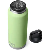 Yeti Rambler 46 oz Flaska, Vakuumisolera, Rostfritt Stål med Chug Lock, Key Lime