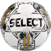 Select Fotboll Brillant Super V23 - Vit/Grå, storlek Ball SZ. 5