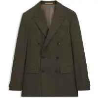 BOSS Regular-fit double-breasted blazer in wool with cashmere