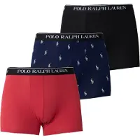 Ralph Lauren Boxershorts 'CLSSIC' mörkblå / röd / svart / vit
