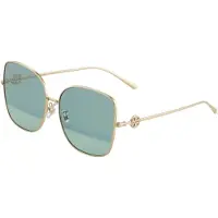 Tory Burch Solglasögon '0TY6106D' safir / guld