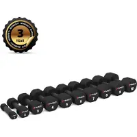 HMS hantlar HPT04 i polyuretan 2 x 4 kg