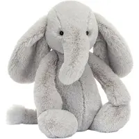 Jellycat Gosedjur - 51x21 cm - Blyg Luxe Elephant Thuddeus BIG - - One Size - Gosedjur