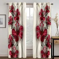 Yiran Furniture Röd Ros Blomma Vit Svan 3D Design Lyx Fönstergardiner för Flickor Vardagsrum Sovrum Heminredning 2 Delar Fri Frakt 2024 W60H60(CM)x2PCS&HOOK