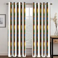 Yiran Furniture Europeisk Bohemisk Stil Guldrandiga Gardiner 2 Paneler Deluxe Vardagsrum Sovrum Balkong Arbetsrum Dekorativa Gardiner 50W60H(CM)X2&HOOK