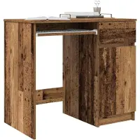 vidaXL Skrivbord gammalt trä 86x49x76 cm konstruerat trä