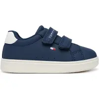 Tommy Hilfiger Logo Hook And Loop Trainers