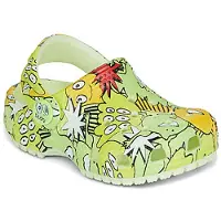 Crocs Träskor för barn Clsc Glow Monster Camo Clog T flickor - Flerfärgad - 25 / 26