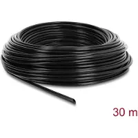 DeLOCK 22226, 30 m, Över / under marken, Svart, Polyeten, 2,75 Bar, 4,6 mm