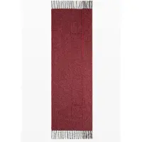 Desigual Halsduk körsbärsröd / svart / off-white
