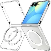 Spigen Airskin MagFit-fodral för Samsung Galaxy Z Flip8 - Transparent/Vit