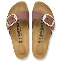Birkenstock Pantolette mörkröd