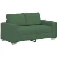 vidaXL Loveseat soffa mörkgrön 160x77x82 cm manchestertyg