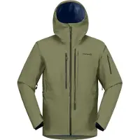 Norrøna - Skidjackor - Lofoten Gore-Tex Pro Jacket M Deep Lichen Green för UnisexUll - Storlek M - Khaki