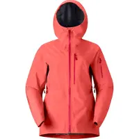 Norrøna - Skidjackor dam - Lofoten Gore-Tex Jacket W Deep Sea Coral för Unisex - Storlek M - Rosa