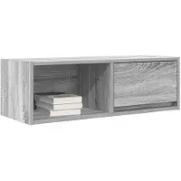 vidaXL TV-bänk grå sonoma 80x31x25,5 cm konstruerat trä