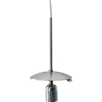 SOLAR PLUS GLOBE CAFE upphäng 1xE27 matt stål inkl. 3 m kabel