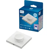Philips Smart Lighting Smart Dial Switch, bekväma kontroller, dimning, uppladdningsbart batteri, Styrenhet för belysning, Vit, Plast, , IP20, III