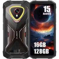 Cubot Mini tålig smartphone KingKong Mini 4, 6GB(+10 GB) RAM 128GB ROM, Dubbla SIM, 4,7 48MP 4700mAh IP68 Vattentät 6GB+128GB grå/svart