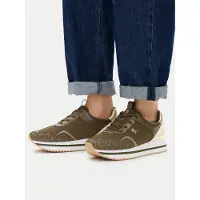Michael Kors Låg sneaker 'RAINA' guld / oliv / vit