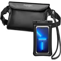 Spigen A621, Vattensportaktivitet, Universal, Svart, Syntetisk, IPX8