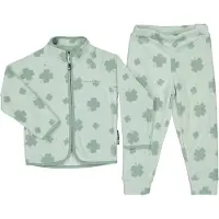 Geggamoja Fleeceset Green Clover - 86/92