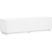 vidaXL TV-bänk 140 x 34.5 x 40 cm Vit Konstruerat trä