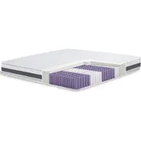 THE WHITE STONE Den Vita Stenen Pocketresårmadrass med minne 20 cm | Medelfast, formpassande, 200 x 200 cm vit
